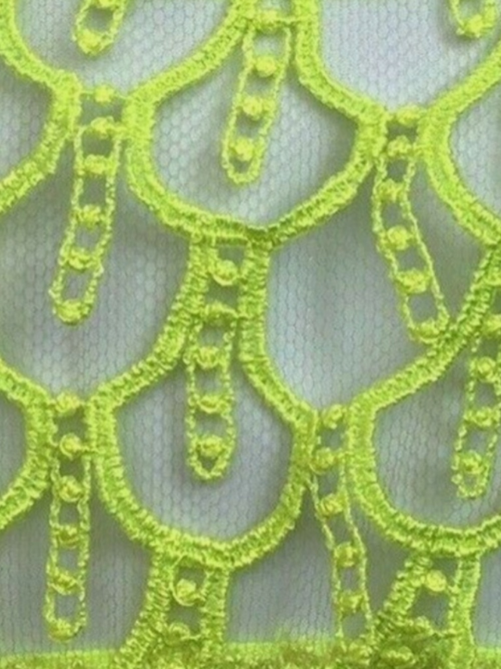 Set of 4: Agent Provocateur AXISL Bra 32B, Suspender 2, Brief, Thong 2, Lime - Picture 8 of 8